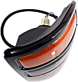 Passenger Side Tail Light, with Bulb, Halogen, Amber, Clear and Red Lens, CAPA CERTIFIED