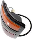Driver Side Tail Light, with Bulb, Halogen, Amber, Clear and Red Lens, CAPA CERTIFIED