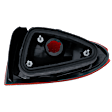 Driver Side, Outer Tail Light, With bulb(s), Halogen, Clear and Red Lens