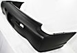 Rear Primed Bumper Cover, LS Model/(For Models Without Sport Package, SS Model), Without Parking Aid Sensor Holes, With Reflector Holes