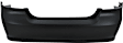 Rear Primed Bumper Cover, Sedan, CAPA Certified