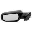 Driver Side Mirror, Power, Heated, Manual Folding, Paintable, With Blind Spot Detection in Glass, No Signal Light, No Memory, No Puddle Light, For Models Without Lane Change Assist