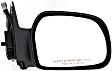 Passenger Side Mirror, Manual Adjust, Non-Folding, Non-Heated, Paintable, No Signal Light, No Memory, No Puddle Light, No Auto-Dimming, No Blind Spot Feature