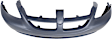 Front Primed Bumper Cover, With Emblem Provision, Without Fog Light Holes
