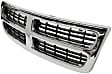Grille, Chrome Shell with Black Insert, Base Model