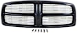 Grille Assembly, Painted Black Shell with Chrome Insert