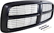 Grille Assembly, Painted Black Shell with Chrome Insert