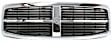 Grille Assembly, Chrome Shell with Painted Black Insert