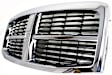 Grille Assembly, Chrome Shell with Painted Black Insert