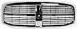 Grille, Chrome Shell with Painted Black Insert
