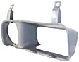 Front, Driver Side Fog Light Trim, Primed