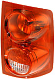 Passenger Side Tail Light, Without bulb(s), Halogen, Clear and Red Lens