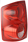 Driver Side Tail Light, Without bulb(s), Halogen, Clear and Red Lens
