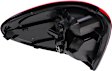 Passenger Side Tail Light, with Bulb, Halogen, Clear and Red Lens, CAPA CERTIFIED