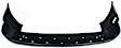 Rear Primed Bumper Cover, With Single Exhaust Hole, Without Object Sensor Holes and Black Trim, (05-07 Without Chrome Molding, Stow and Go Seat), CAPA CERTIFIED