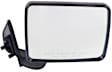 Passenger Side Mirror, Manual Adjust, Manual Folding, Non-Heated, Paintable, No Signal Light, No Memory, No Puddle Light, No Auto-Dimming, No Blind Spot Feature