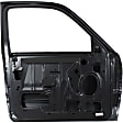 Front, Driver Side Door Shell, With Molding Provision, Holes For Door Handle and Mirror