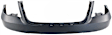 Front, Upper and Lower Bumper Cover, Primed, XLT Model, With Fog Light Holes, Without Parking Aid Sensor Holes