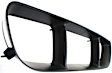 Front, Center Bumper Grille, Black