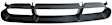 Front, Center Bumper Grille, Black