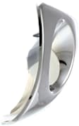 Front, Driver Side Fog Light Trim, Chrome