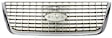 Grille Assembly, Chrome Shell with Painted Silver Insert
