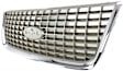 Grille Assembly, Chrome Shell with Painted Silver Insert