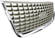 Grille Assembly, Chrome Shell with Painted Silver Insert