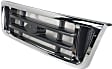 Grille Assembly, Chrome Shell with Painted Gray Insert, CAPA CERTIFIED
