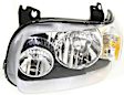 Driver Side Headlight, with Bulb, Halogen, Clear Lens, CAPA Certified