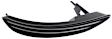 Front, Passenger Side Fog Light Cover, Primed, Sedan