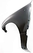 Front, Driver Side Fender, Without Wheel Opening Molding Holes, CAPA CERTIFIED