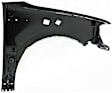 Front, Driver Side Fender, Without Wheel Opening Molding Holes, CAPA CERTIFIED