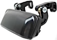 Front, Driver and Passenger Side Smooth Black Exterior Door Handle, Without Key Hole