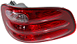 Passenger Side Tail Light, without Bulb, Halogen, Red Lens, Except Lightning Models, CAPA CERTIFIED