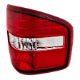 Passenger Side Tail Light, without Bulb, Halogen, Clear and Red Lens, Stepside (Flareside), New Body Style, CAPA CERTIFIED