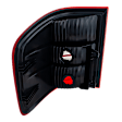 Passenger Side Tail Light, without Bulb, Halogen, Clear and Red Lens, Stepside (Flareside), New Body Style, CAPA CERTIFIED