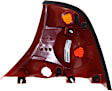 Driver Side Halogen Tail Light, Without bulb(s), OE Replacement