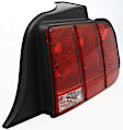 Passenger Side Tail Light, without Bulb, Halogen, Clear and Red Lens, CAPA CERTIFIED