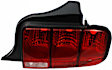 Passenger Side Tail Light, without Bulb, Halogen, Clear and Red Lens, CAPA CERTIFIED