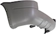 Rear Bumper Cover, Textured, With Fender Flare Holes, Without Parking Aid Sensor Holes