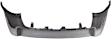 Rear Bumper Cover, Textured, With Fender Flare Holes, Without Parking Aid Sensor Holes
