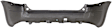 Rear Bumper Cover, Textured, With Fender Flare Holes, Without Parking Aid Sensor Holes