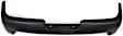 Rear Primed Bumper Cover, For Models Without Appearance Package, With Step Pad Provision, Without Parking Aid Sensor Holes CAPA Certified