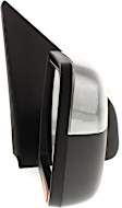 Passenger Side Mirror, Power Adjust, Heated, Manual Folding, Chrome, In-housing Signal Light, Without Memory Recall, No Puddle Light, No Auto-Dimming, No Blind Spot Feature