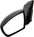 Driver Side Mirror, Power Adjust, Heated, Manual Folding, Paintable, In-housing Signal Light, with Memory, with Puddle Light, No Auto-Dimming, with Blind Spot Detection in Glass