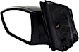 Driver Side Mirror, Power Adjust, Heated, Manual Folding, Paintable, In-housing Signal Light, with Memory, with Puddle Light, No Auto-Dimming, with Blind Spot Detection in Glass