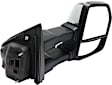 Passenger Side Towing Mirror, Power Adjust, Heated, Power Folding, Chrome, In-housing Signal Light, With Memory, With Puddle Light, No Auto-Dim, With Blind Spot Detection in Glass