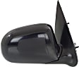 Passenger Side Mirror, Power, Manual Folding, Non-Heated, Textured Black, No Signal Light, No Memory, No Puddle Light, No Auto-Dimming, No Blind Spot Feature