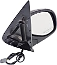 Passenger Side Mirror, Power, Manual Folding, Non-Heated, Textured Black, No Signal Light, No Memory, No Puddle Light, No Auto-Dimming, No Blind Spot Feature